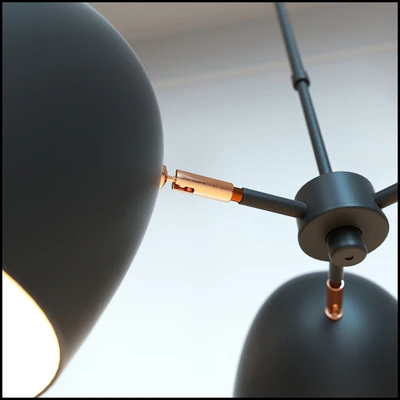 Hitchcock 3 Arm Chandelier — Ver 3