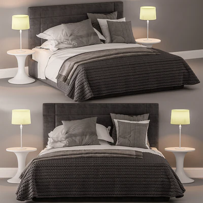 Bed and bed sheet set 2 — Вид 1