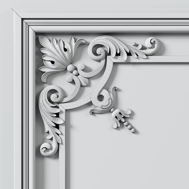 Wall molding 20. Boiserie classic panels — Download