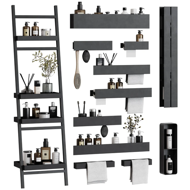 Bath accessories Tezza 02 in minimalist style — Descargar