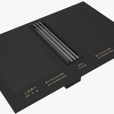 Miele KMDA 7774 FL Induction hob with integrated extractor — Ver 3