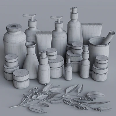 Decorative bathroom set 4 — Ver 2