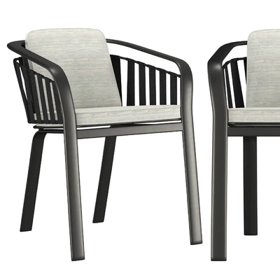 Trelon Stacking Cushion Chair — Ver 1