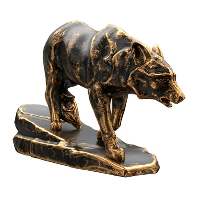 Wolf sculpture — Ver 6