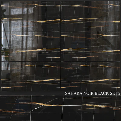 Decovita Sahara Noir Black 600x1200 Set 2 — Скачать