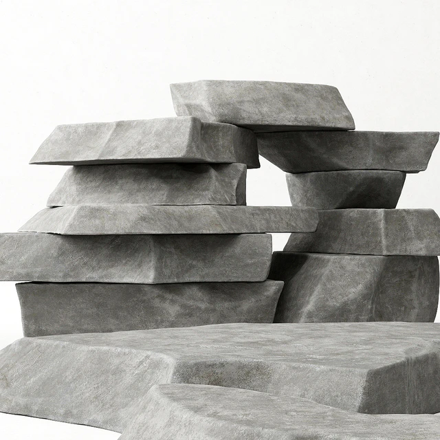 Rock stone collection decorative / A collection of rock for decoration — Descargar