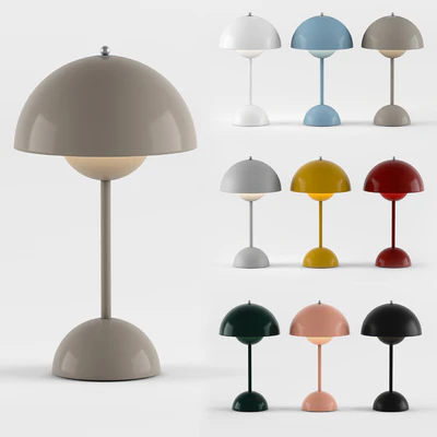 Flowerpot VP9 Verner Panton 1968, Portable table lamp — Вид 1
