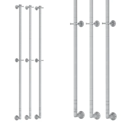 Полотенцесушитель электрический Margaroli Arcobaleno 616CRB-1650 хром — Вид 2
