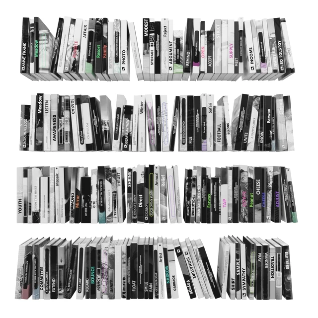 Set of books gray - 2-01 — Descargar