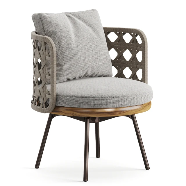 Minotti Torii Nest Lounge Little Armchair — Скачать