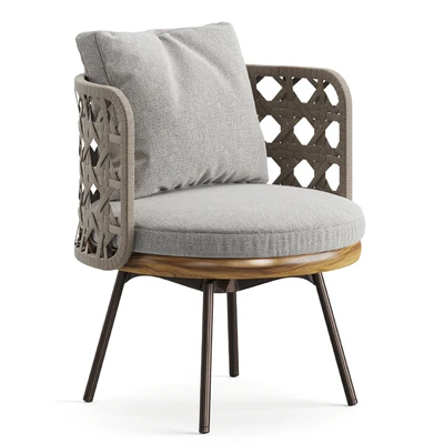 Minotti Torii Nest Lounge Little Armchair — Вид 1