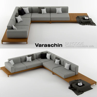 Varaschin - Barcode outdoor sofa — Ver 1