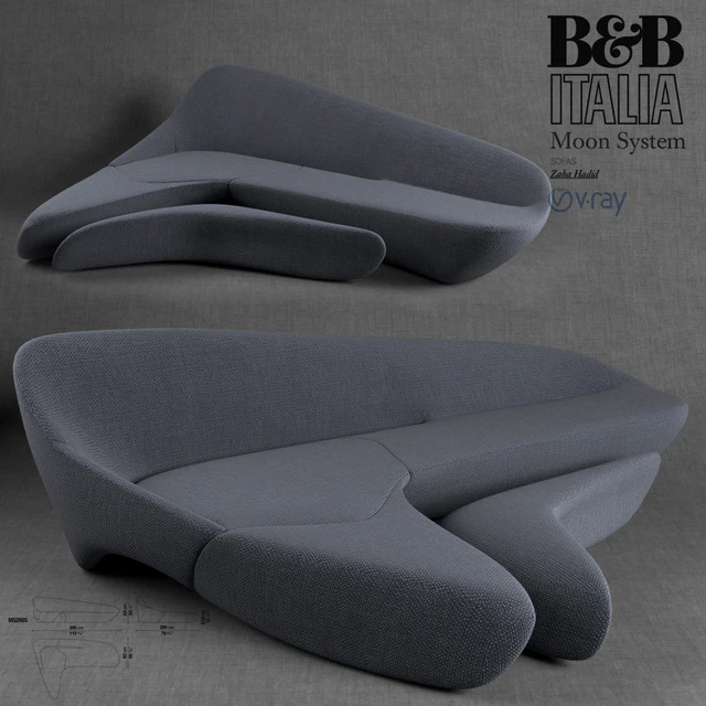 B&B Italia Moon system - by Zaha Hadid — Descargar