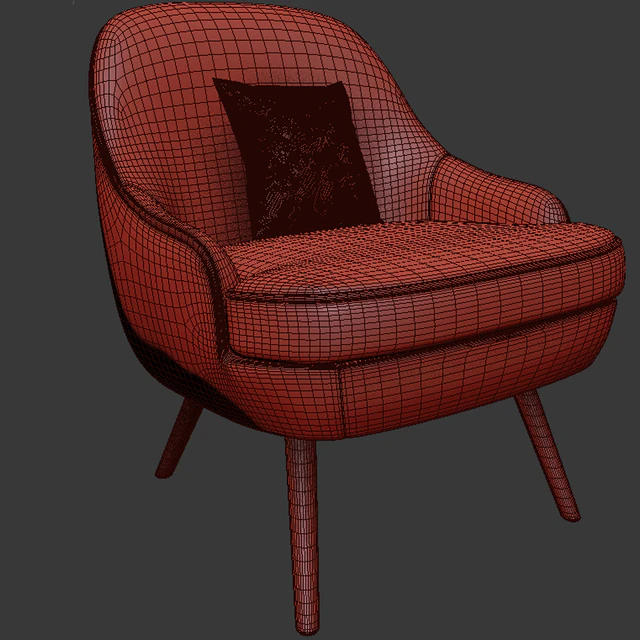 375 Walter Knoll Arm Chair With Aula Coffee Table & Parquet — Descargar