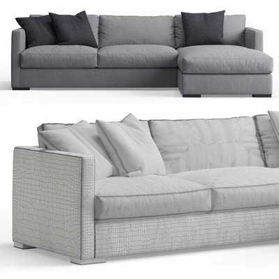 Belmon Corner Sofa by Meridiani — Ver 2