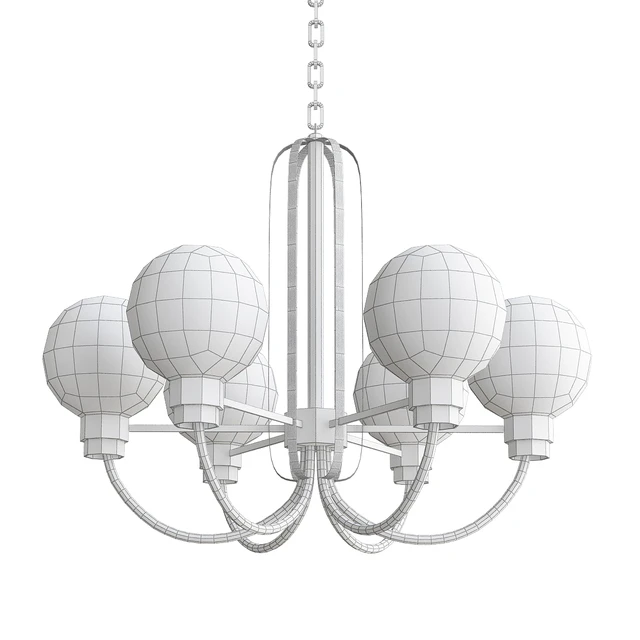 Bauhaus Bronze-Satin Brass 5 Light Chandelier by Maxim Lighting — Descargar