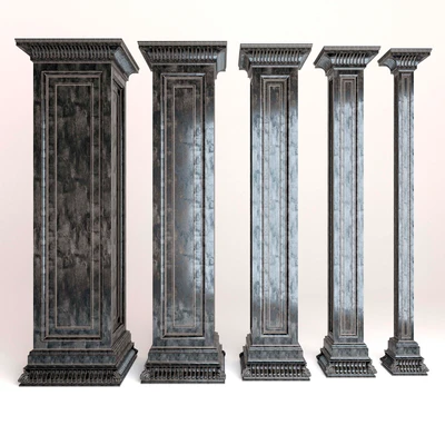 SQUARE COLUMNS (VERSION 2) — Вид 1