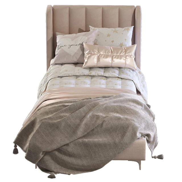 Кровать Blush Lizbeth Velvet Single Bed 3 — Скачать