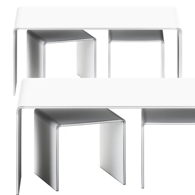 Coffee Table set Clear Club by Kare Design / Glass table — Ver 2