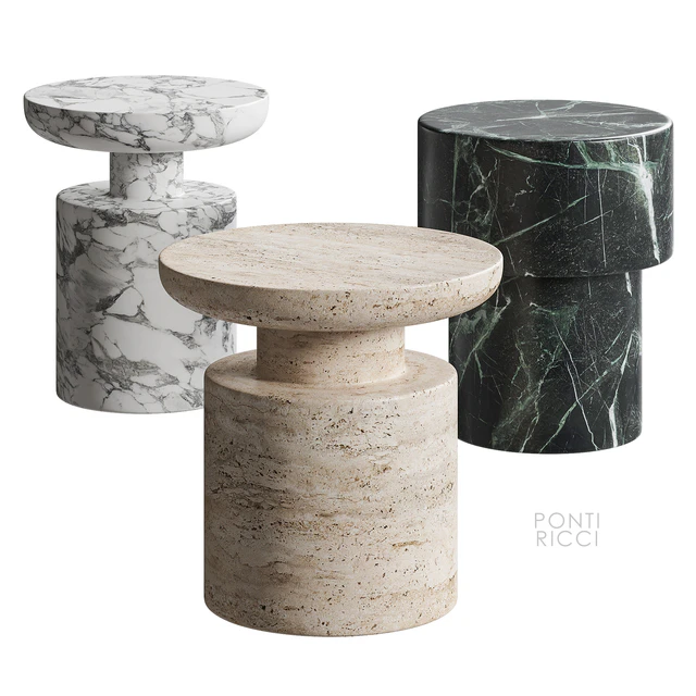 PONTI RICCI боковой столик RH — Скачать