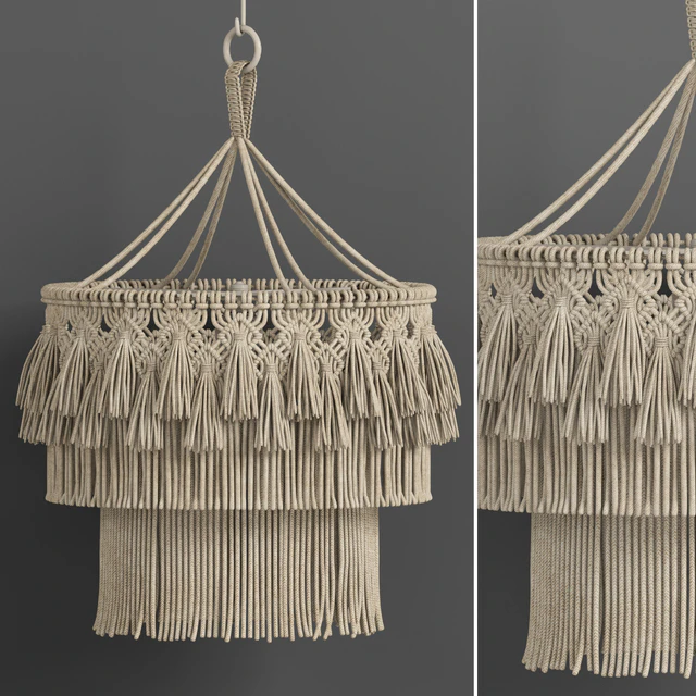 macrame chandelier 02 — Скачать