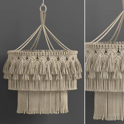 macrame chandelier 02 — Вид 1