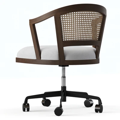 Lisbon Cane Swivel Desk Chair — Вид 7