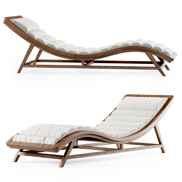 Wooden chaise lounge — Descargar