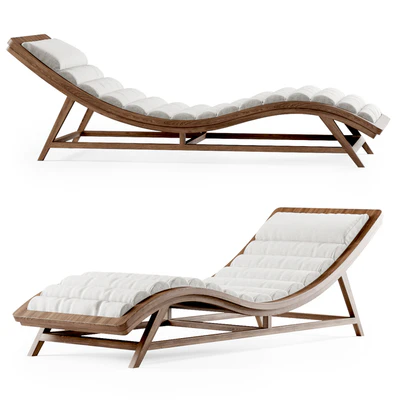 Wooden chaise lounge — Ver 1