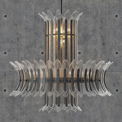 Wired Custom Lighting Palm Chandelier — Ver 3