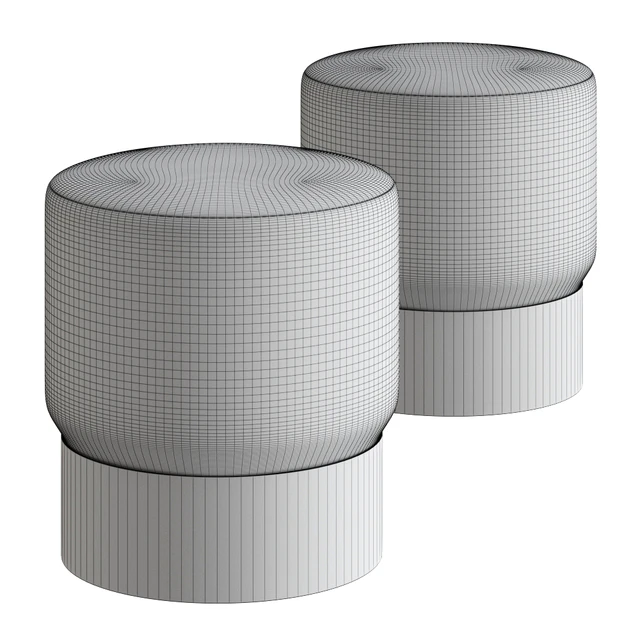 Cilindro Seating Poufs by Azucena — Скачать