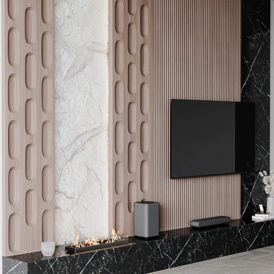 Tv Wall set04 — Вид 5