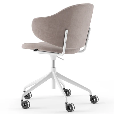 Holly upholstered home office chair - Calligaris — Вид 3