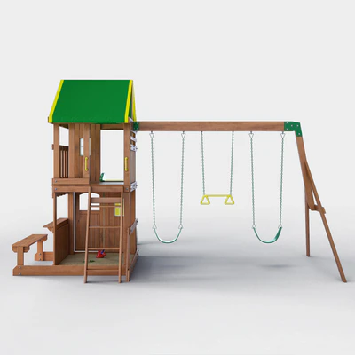 Oakmont All Cedar Swingset — Ver 3