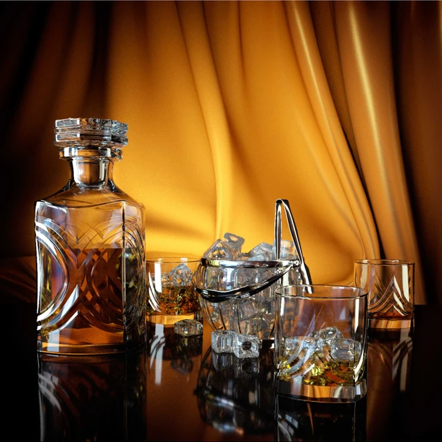 "Набор для виски с ведерком для льда" - "Whiskey set with ice bucket" — Скачать