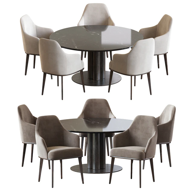 Chair Liam and Goya Arflex Table — Скачать