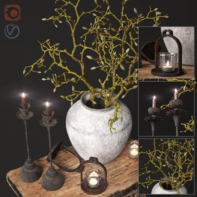 Vintage decorative set — Ver 3
