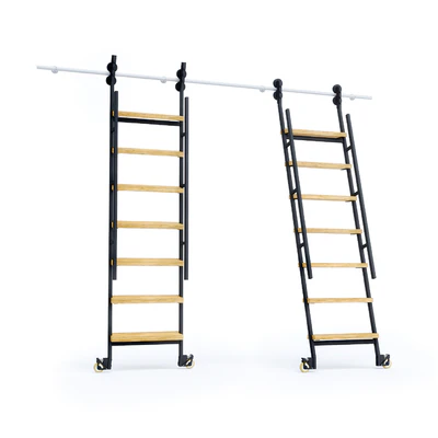 Animated sliding ladder MWE Industrieleiter — Ver 5