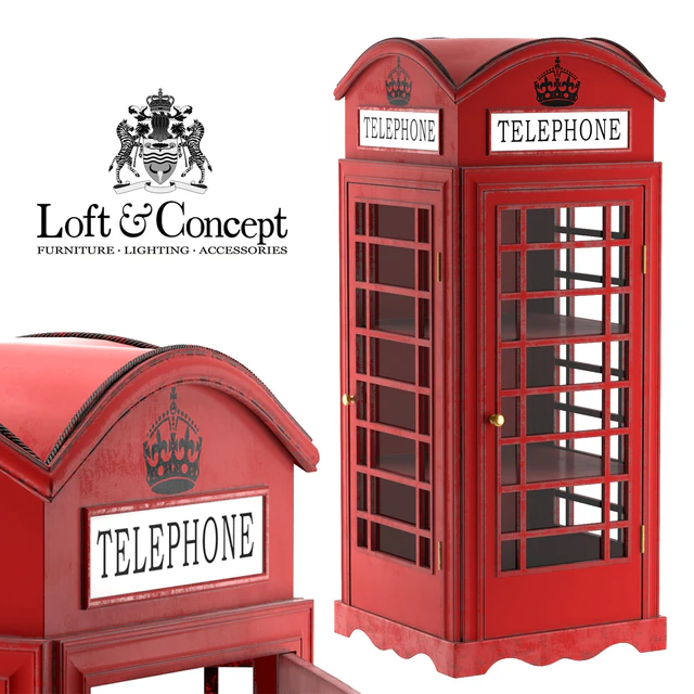 ВИТРИНА LONDON TELEPHONE BOX — Скачать
