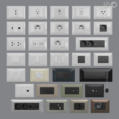 Sockets and switches Vimar Neve Up (IT/US standard cover plates) — Ver 1