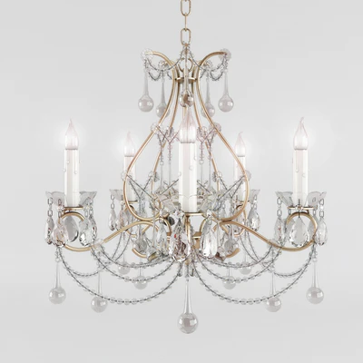 Currey & Company Paramour Chandelier Lighting — Ver 1