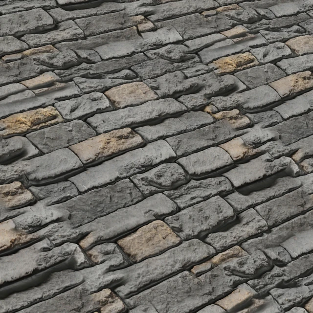 FB596 Exterior Stone Cladding facade | 3MAT | PBR | Seamless — Descargar