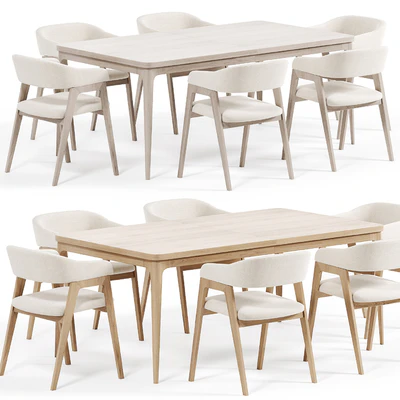Chelsea Chair, Extensible table New York — Ver 7