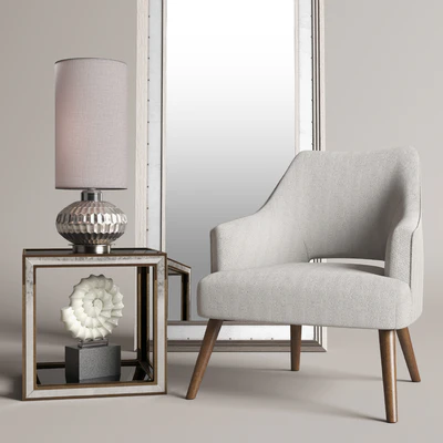 Uttermost Dree, Accent Chair, Barren, Julie, Accent Table — Ver 1