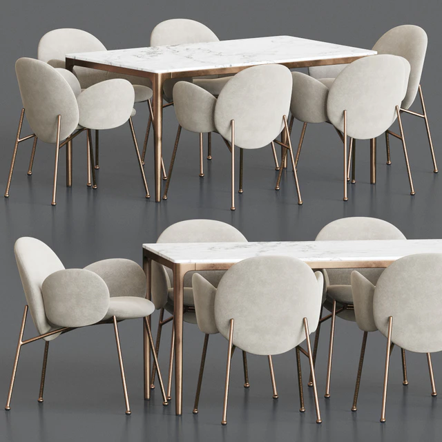 Ola Chair Canto Table Dining Set — Скачать