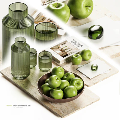 Zara Home - Marble Tray Decoration Set — Ver 6
