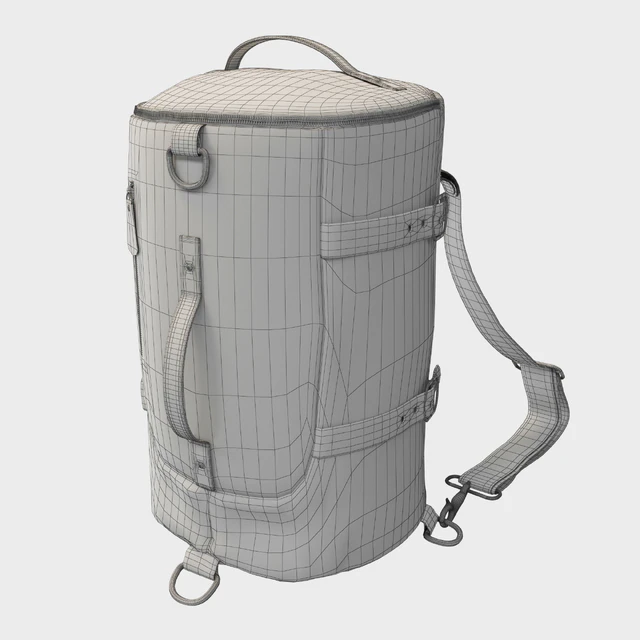 Vintage  Leather Travel Backpack — Скачать