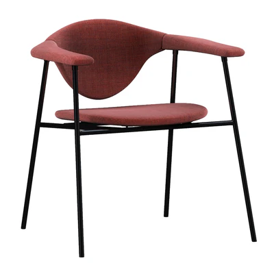 GUBI Masculo Chair with steel and base 4 legs — Ver 2