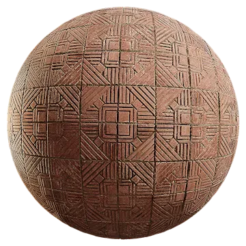 terracotta design tiles 001 — Скачать