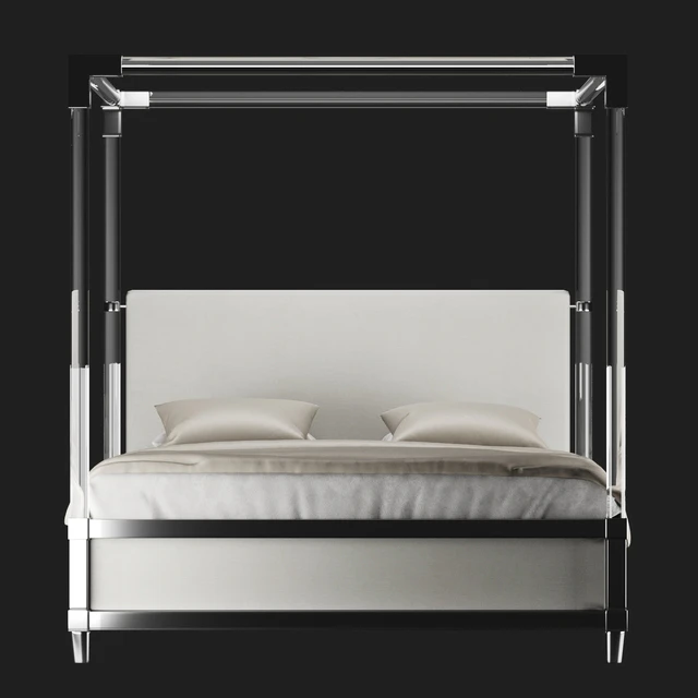 Acrylic Canopy Bed "Rayleigh" — Descargar